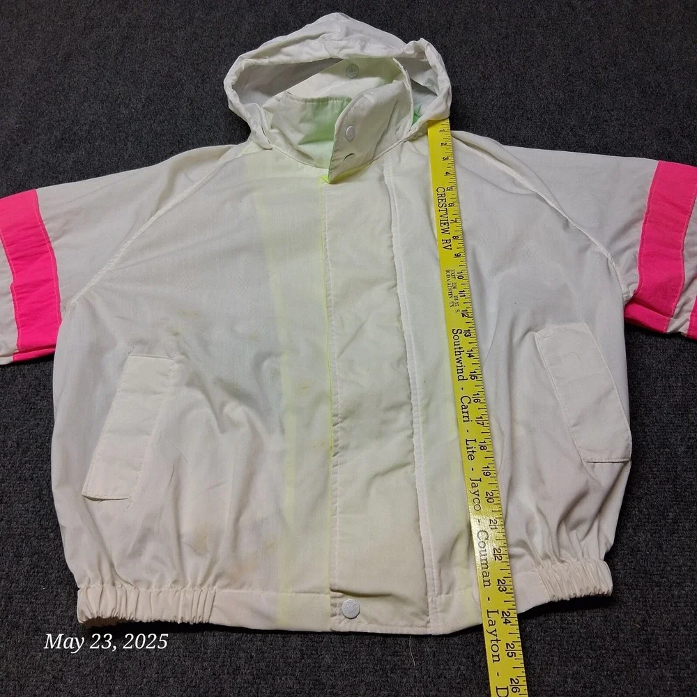 Birdie Richard Leslie Jacket Laze Daze Mermaid Graphic Sz Large‎ 90s Windbreaker